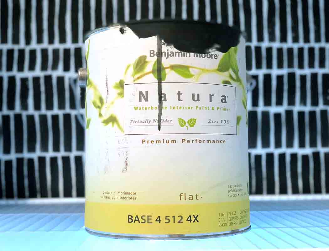 Can of Benjamin Moore Natura Indoor Paint - Flat in Twilight Zone