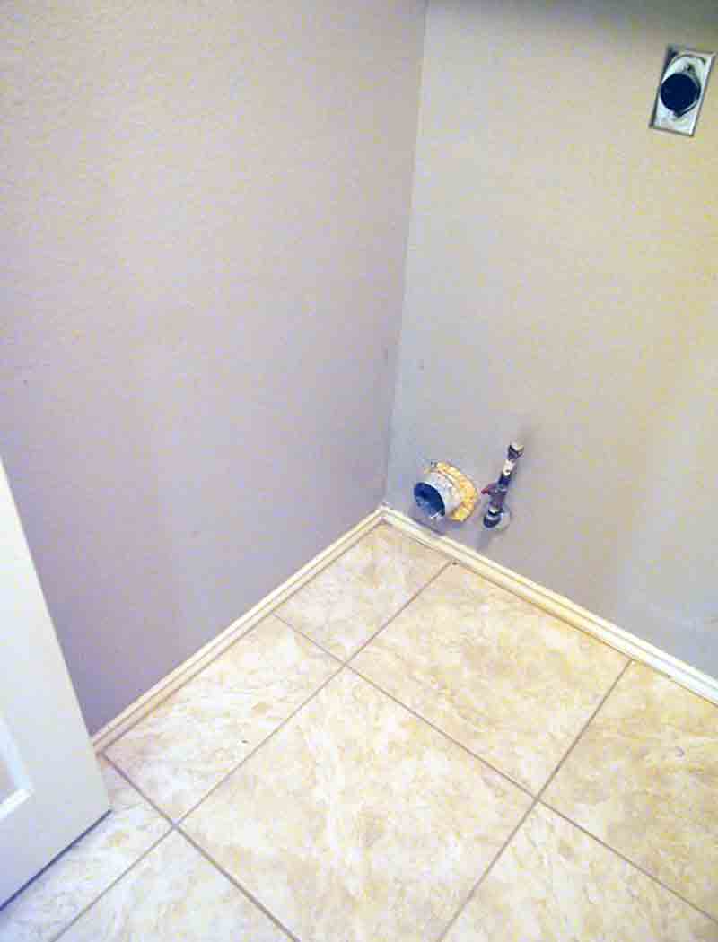 Laundry Room Before Floor