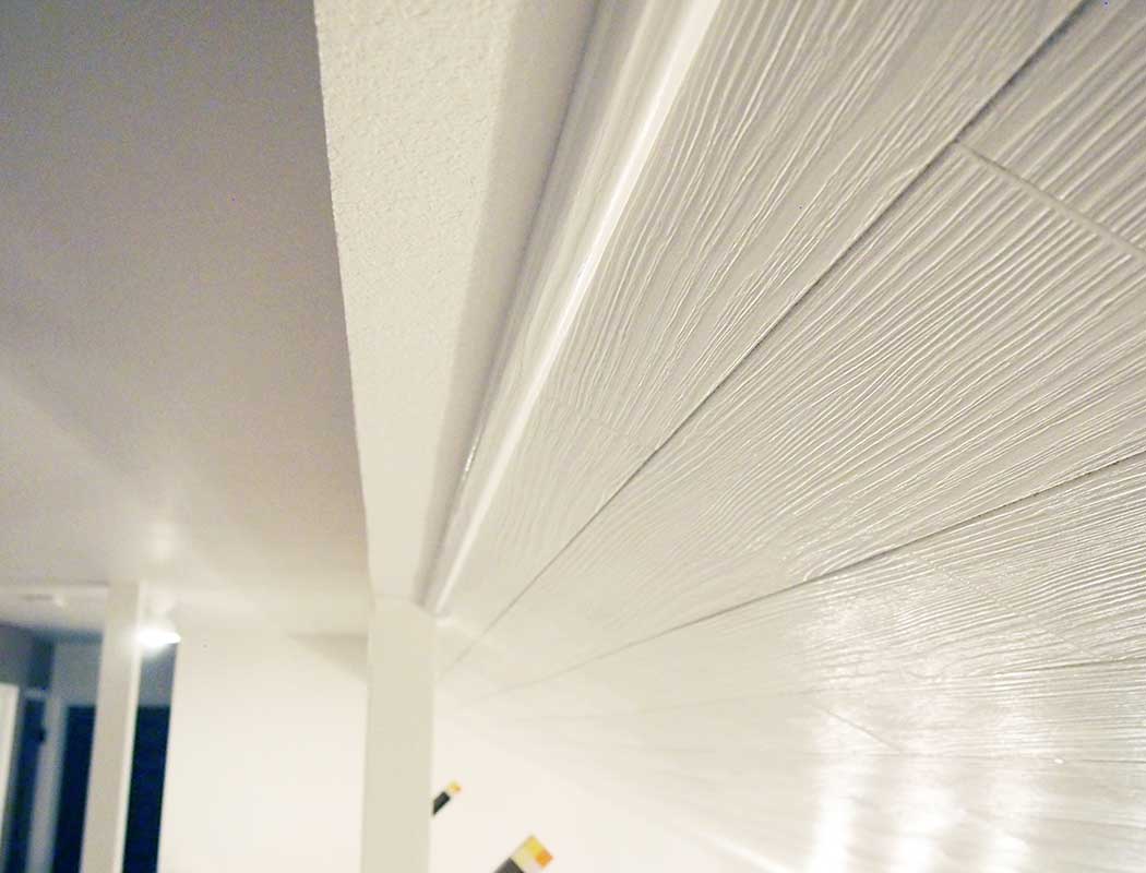 Plank Ceiling Whirl Of Color